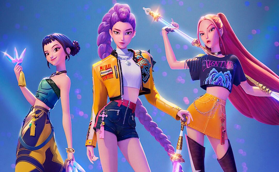 La banda creada por Netflix se ha apoderado del K-pop a nivel mundial. Foto: Netflix.