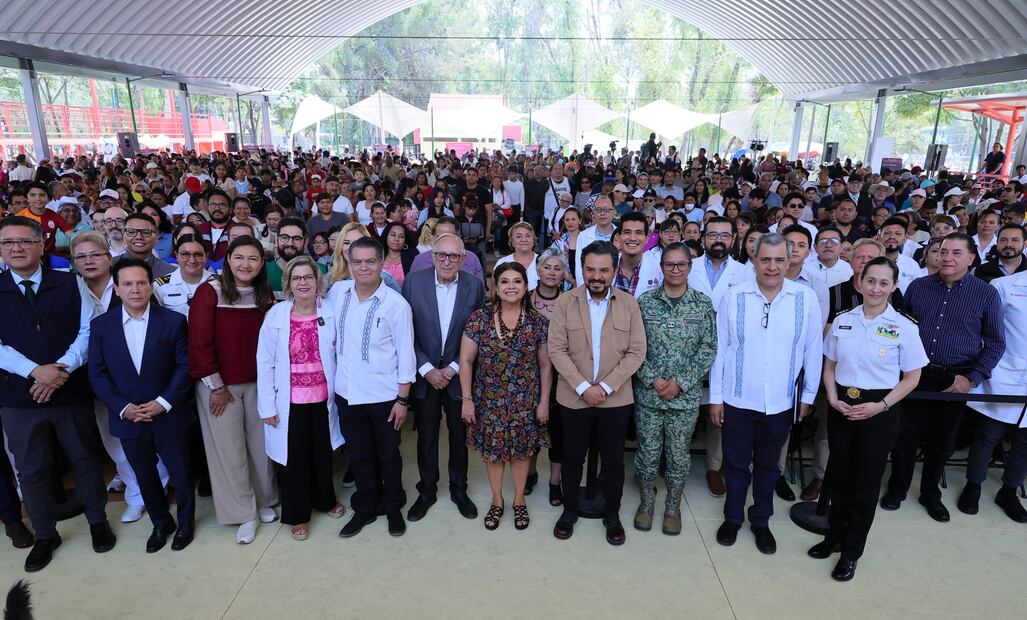 La jefa de gobierno, Clara Brugada encabezó la primera Semana Nacional de Vacunación 2025. Foto: Especial