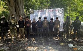 Caen 9 presuntos integrantes del Cártel de Sinaloa; Harfuch reporta agresión armada contra elementos