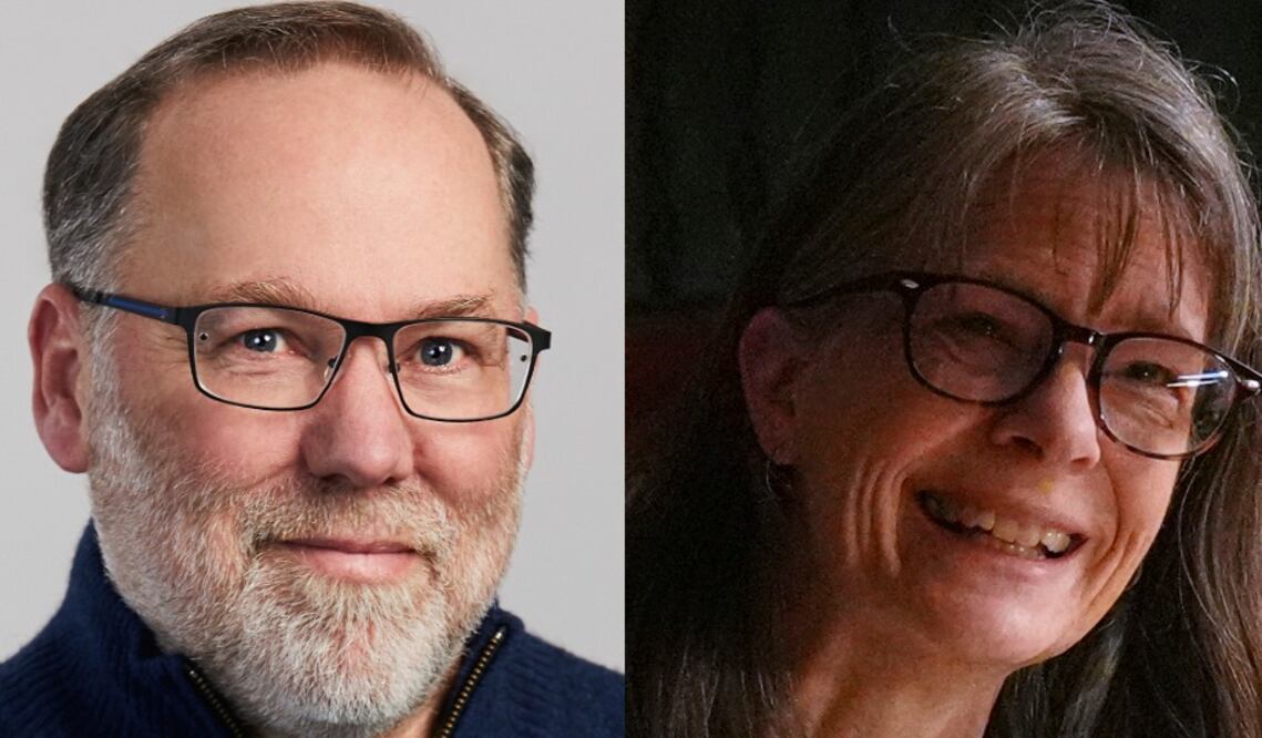 Brunkow y Ramsdell, inmunólogos ganadores del Nobel. Foto: AP