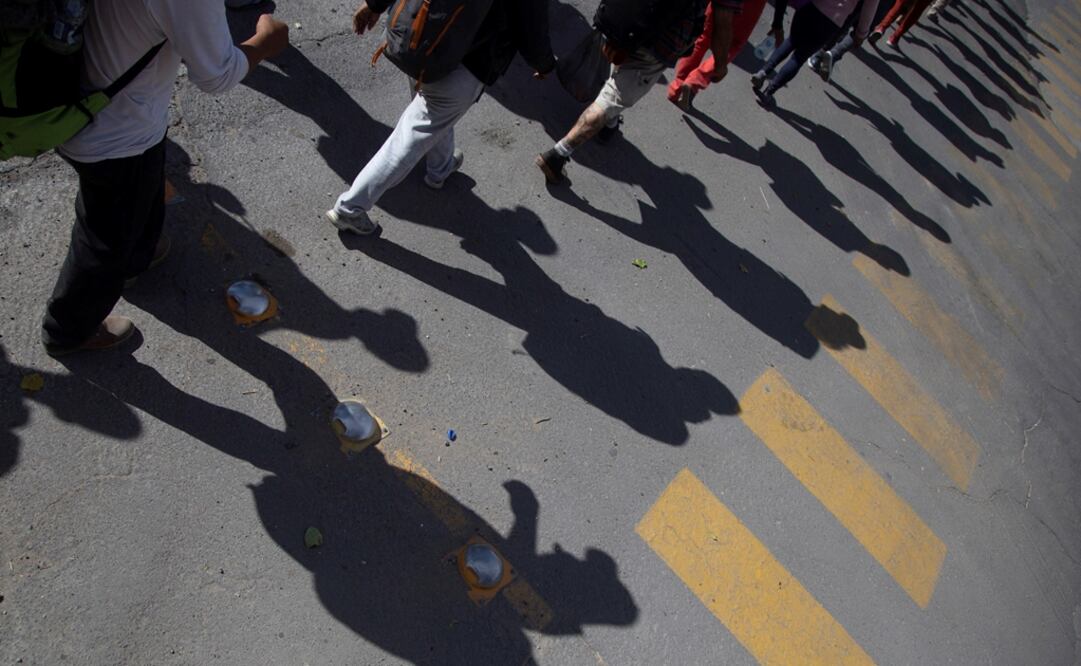 Grupos de migrantes centroamericanos (Foto: EFE)