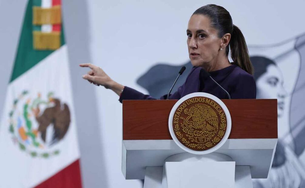 La presidenta de México, Claudia Sheinbaum Pardo, aseguró que el jitomate mexicano “va a seguir exportándose” a Estados Unidos, después del arancel de 17% impuesto por el gobierno de Donald Trump. Foto: Fernanda Rojas / EL UNIVERSAL
