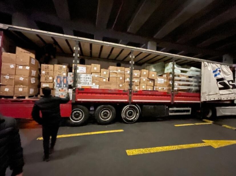 Galería: Galatasaray, el equipo turco que manda toneladas de ayuda a los afectados por los terremotos
