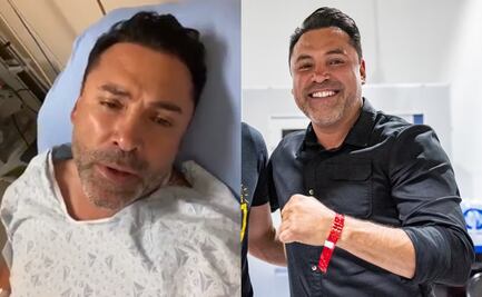 Óscar de la Hoya está hospitalizado por Covid-19