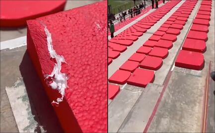 VIDEO: Bolivia puso asientos de unicel en el estadio para el partido de eliminatorias contra Venezuela