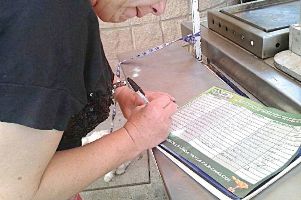 La diputada del tricolor señaló que también se han repartido volantes con información entre la población. (Foto: EMILIO FERNÁNDEZ. EL UNIVERSAL)