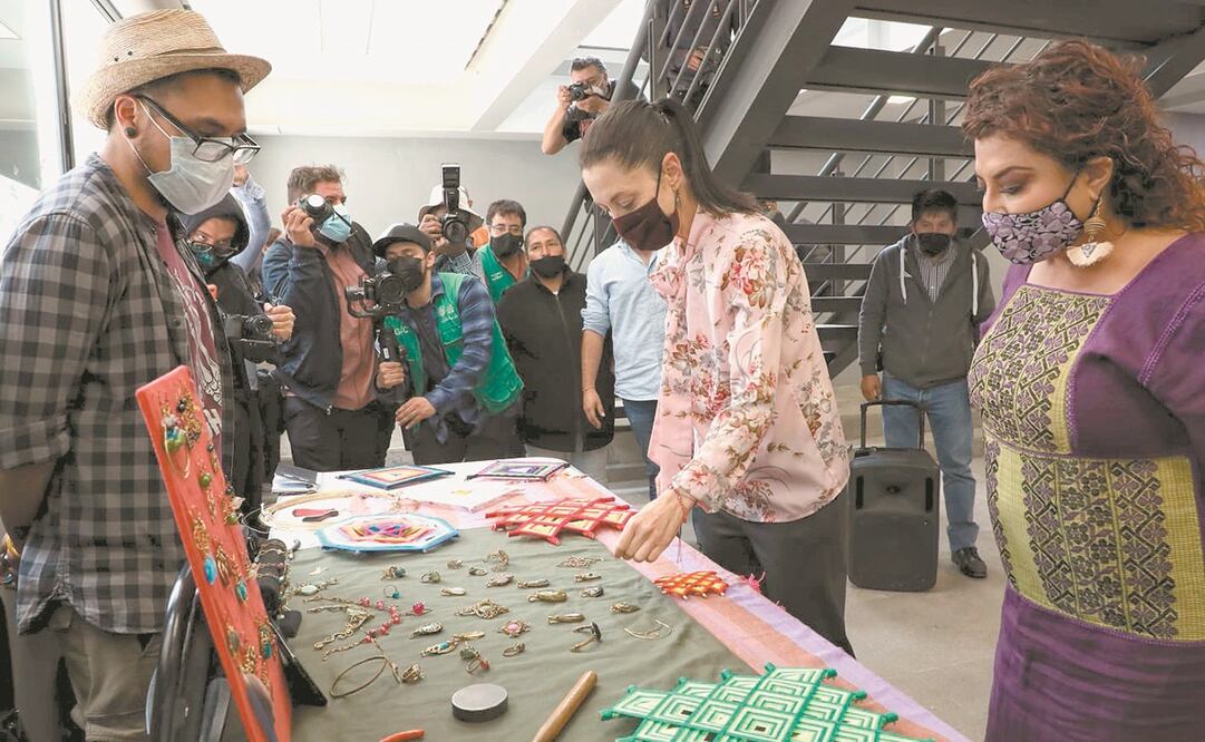 Claudia Sheinbaum en la inauguración del Pilares Valle de Luces, en la alcaldía Iztapalapa. Foto: Tomada de Twitter