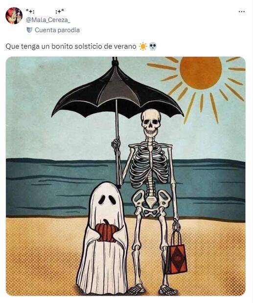 Solsticio de verano, los mejores memes que dejó el día más largo del año. Fuente: X