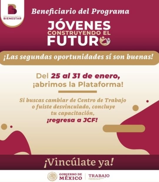 Beca Jóvenes Construyendo el Futuro abre registro para segunda oportunidad 
