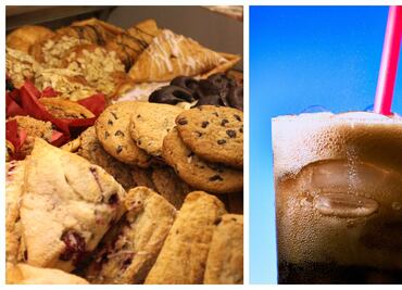 Qué tiene más calorías: un pan dulce o un vaso de refresco