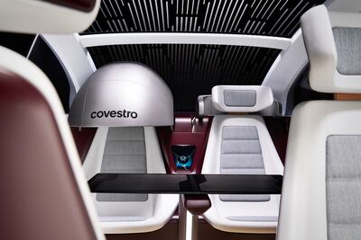 Covestro presentó su auto del futuro, autónomo y ecoamigable