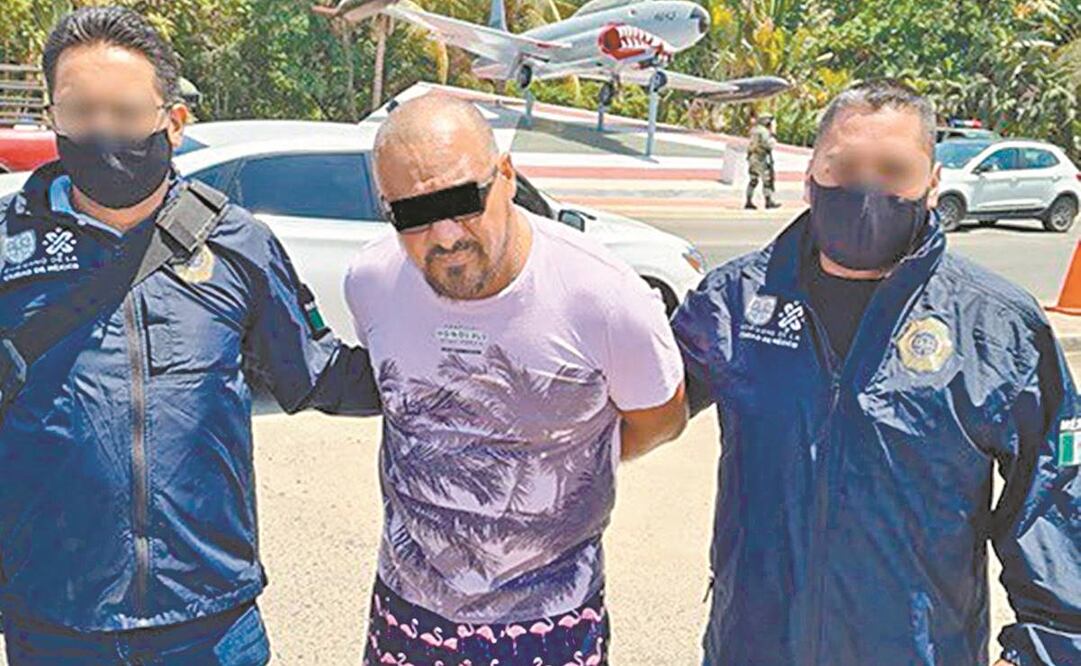 Fabián “S” fue detenido por elementos de la Secretaría de Seguridad Ciudadana mientras vacacionaba en Acapulco con su familia y dos de sus principales colaboradores, quienes se dieron a la fuga. Fue internado en el Reclusorio Oriente. Foto: Especial