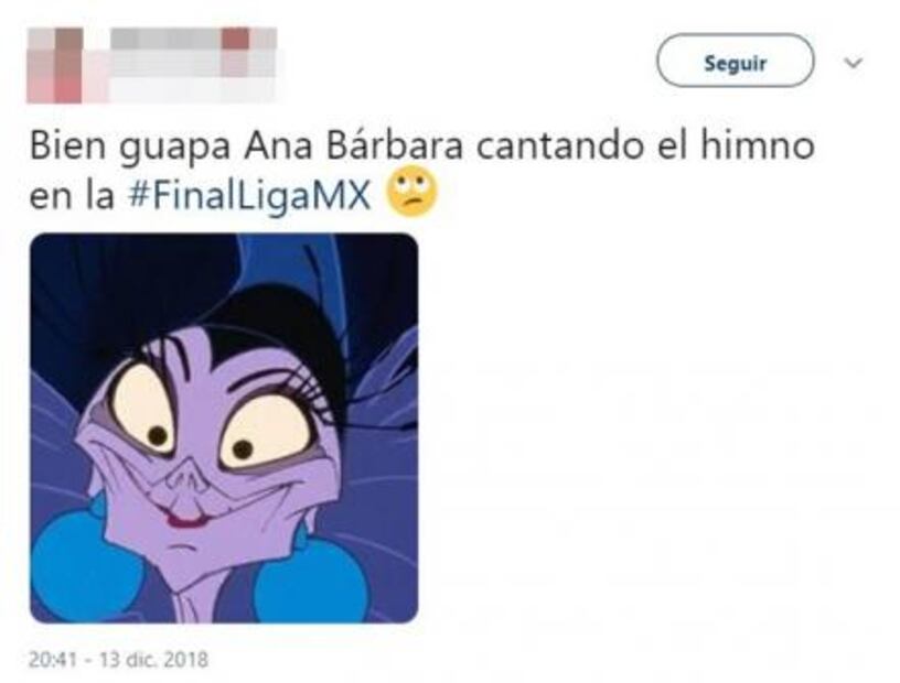 Ana Bárbara "cruzazulea" en final de Liga MX