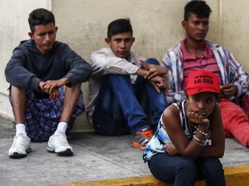 Central American migrants stranded at Mexico-U.S. border