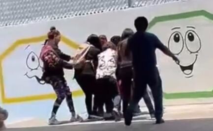 Mujeres protagonizan riña en jardín de niños de Pachuca, Hidalgo; video se vuelve viral en redes sociales