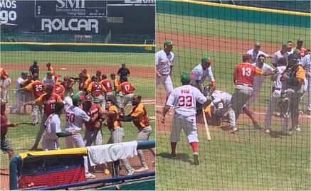 VIDEO: Tremenda bronca en el México-Venezuela del Panamericano Sub-23