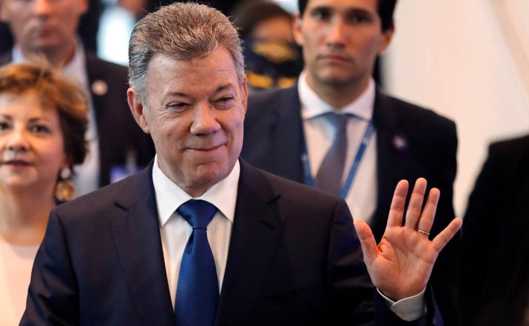 El presidente colombiano, Juan Manuel Santos Calderón. Foto: EFE/ Etienne Laurent