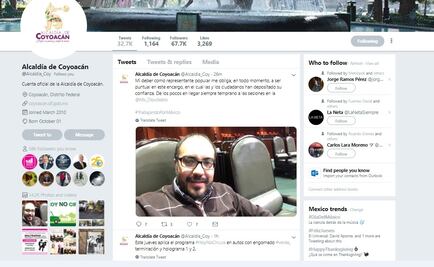 Mauricio Toledo tuitea que llega temprano a sesión en cuenta oficial de Coyoacán