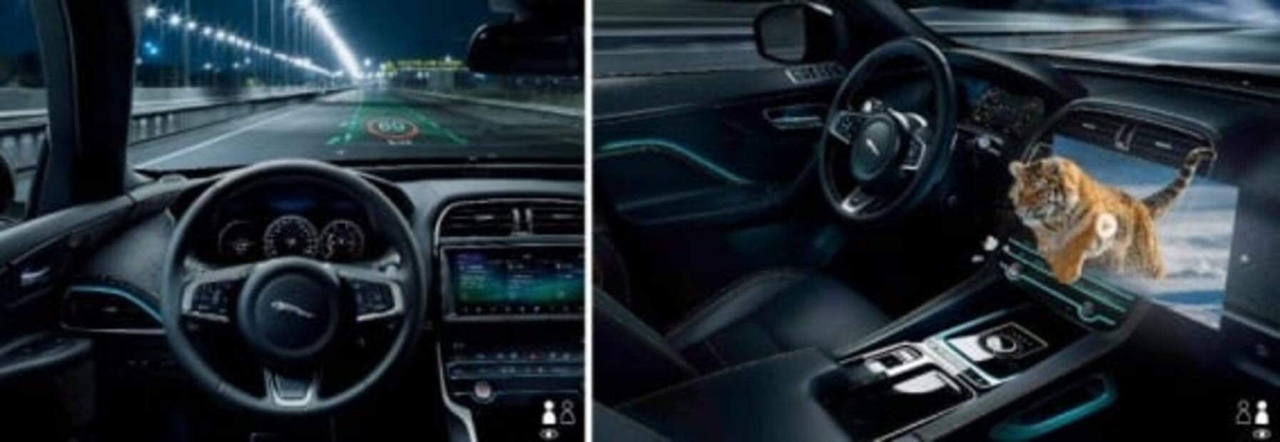 Jaguar presenta nuevo parabrisas 3D