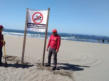 Rescatan a tres bañistas arrastrados por la corriente en playas de Mazatlán, Sinaloa; uno fallece