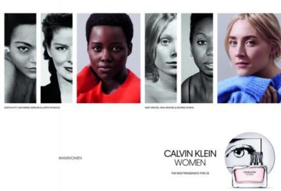 Lupita Nyong'o y Saoirse Ronan son los rostros de la nueva fragancia de Calvin Klein