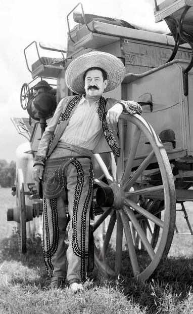 Carlos López “Chaflán”, uno de los mejores cómicos del cine de oro mexicano. Un espectador comentó a EL UNIVERSAL en 1941 que el actor mejoró “el chiste marrullero y de gracia espontánea del charrito que ya perdió los bríos para cabalgar, pero que sigue leal, francote, que no se arredra por anda y acompaña al jefe o al amigo en todas sus andanzas”. Foto: ESPECIAL.