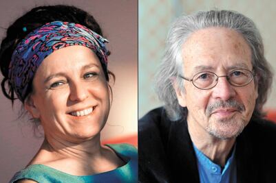Tokarczuk y Handke, el Nobel a literaturas totalmente distintas