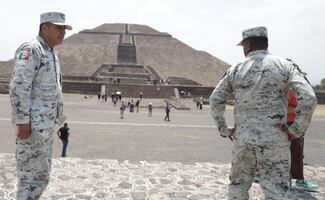 Teotihuacán reabre sus puertas tras ataque; instalan operativo con elementos de GN, Policía Auxiliar y custodios del INAH