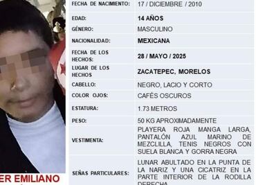 Hallan sin vida a joven de 14 años desaparecido en Morelos; el cadáver estaba dentro de bolsas negras