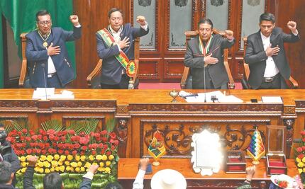 Arce promete gobernar “para todos” en Bolivia