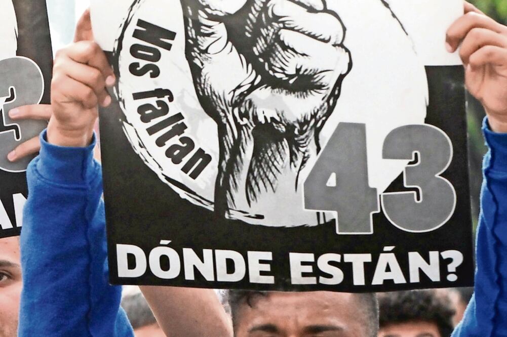 Crimen. Desde el 26 de septiembre de 2014, 43 estudiantes de la normal rural de Ayotzinapa fueron desaparecidos.