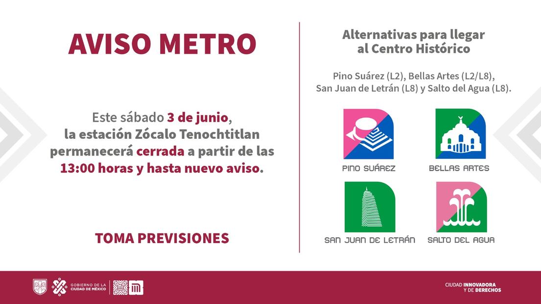 ¿Vas a ir a ver Los Fabulosos Cadillacs al Zócalo? Así operará el Metro