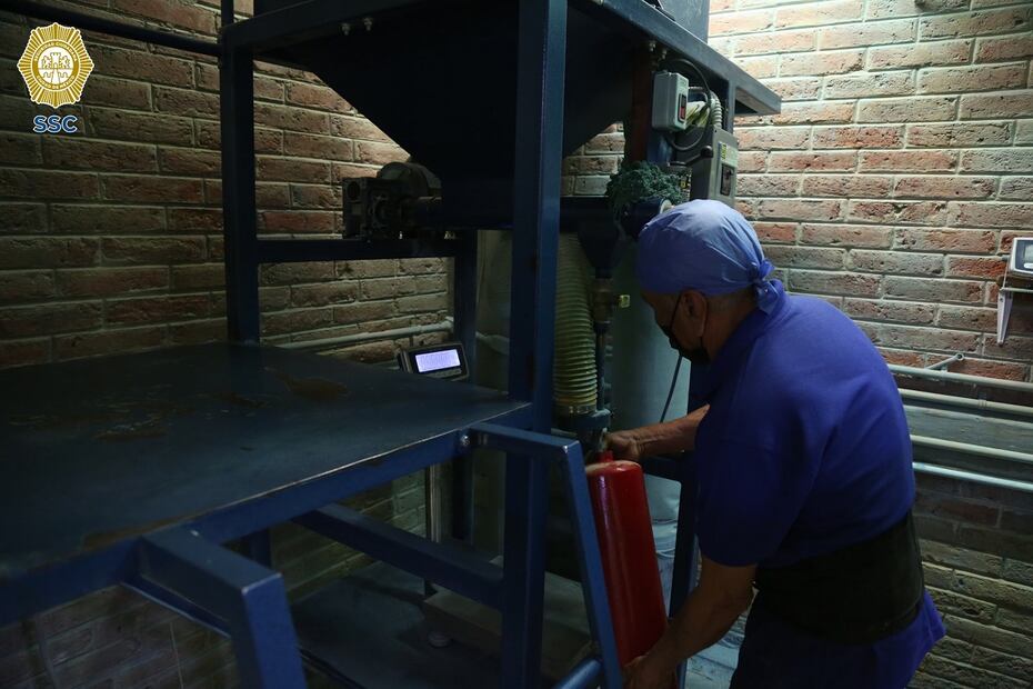 Recarga de extintores de la SSC