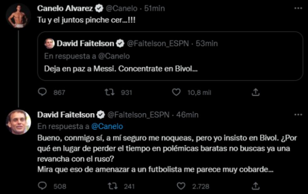 "Cobarde tú cabr..." La intensa pelea entre Canelo Álvarez y David Faitelson