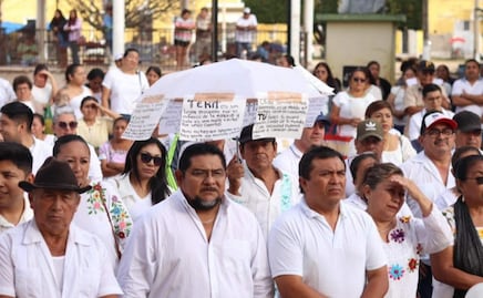 Marchan por la paz en Tekit, Yucatán, tras linchamiento de “El Wero”; alcalde reconoce grave problema de drogas