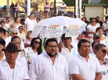 Marchan por la paz en Tekit, Yucatán, tras linchamiento de “El Wero”; alcalde reconoce grave problema de drogas