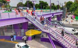 ¿Está bien que Clara Brugada pinte la CDMX de morado? La seguridad vial está en riesgo 