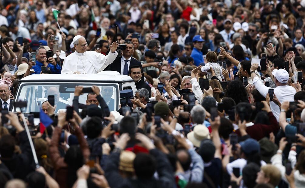 En su primera audiencia general, el papa León XIV pidió la entrada de una ayuda humanitaria más consecuente en la devastada Franja de Gaza, bombardeada y sometida por el ejército israelí. Foto: EFE