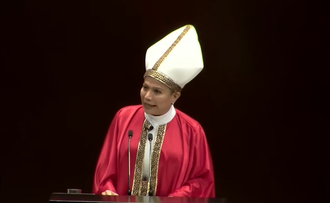 La legisladora explicó porqué se vistió de líder religioso. Foto: Captura de pantalla