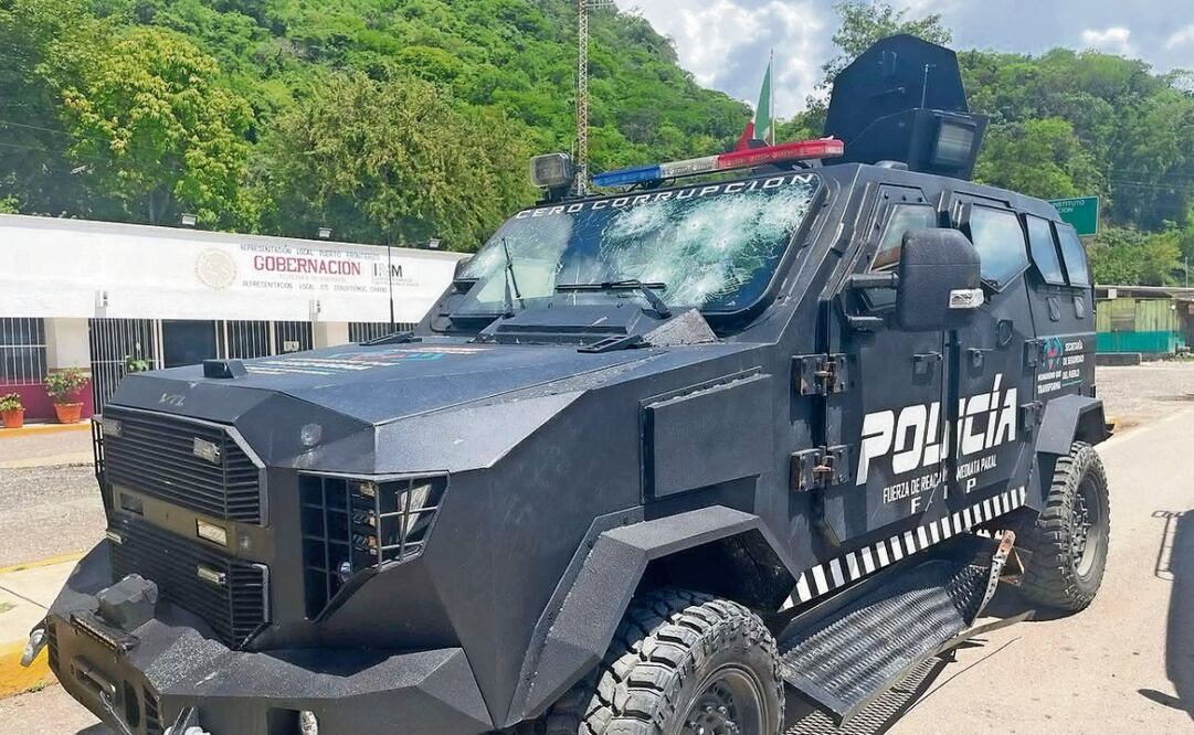 La persecución de la Policía Estatal a presuntos criminales inició en la carretera Panamericana, en Ciudad Cuauhtémoc, siguió en Las Champas, en Frontera Comalapa, y terminó en La Mesilla, primer poblado de Guatemala. Foto: Especial