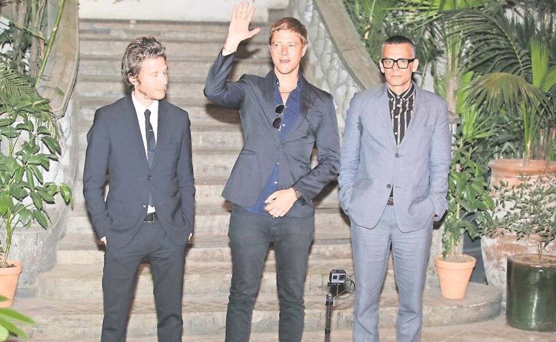 Los integrantes de la agrupación ofrecieron detalles de su álbum en una casona de la colonia Juárez. Foto: AGUSTIN SALINAS. EL UNIVERSAL