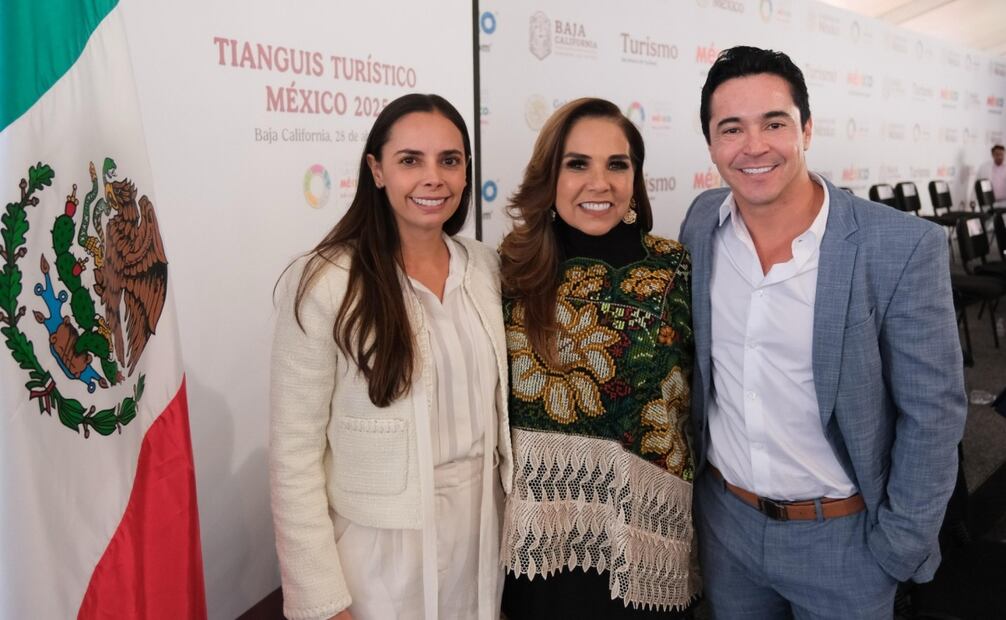 Ana Patricia Peralta de la Peña y la gobernadora de Quintana Roo, Mara Lezama. Foto: Especial