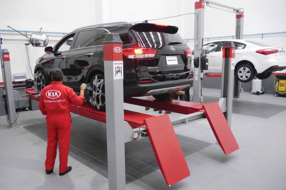 1 millón 730 mil 192 vehículos de Kia están afectados por un defecto que causa la fuga del líquido de frenos en el módulo del ABS. (ARCHIVO EL UNIVERSAL)