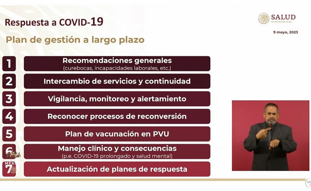 Plan de seguimiento al Covid-19. Foto: Captura de pantalla