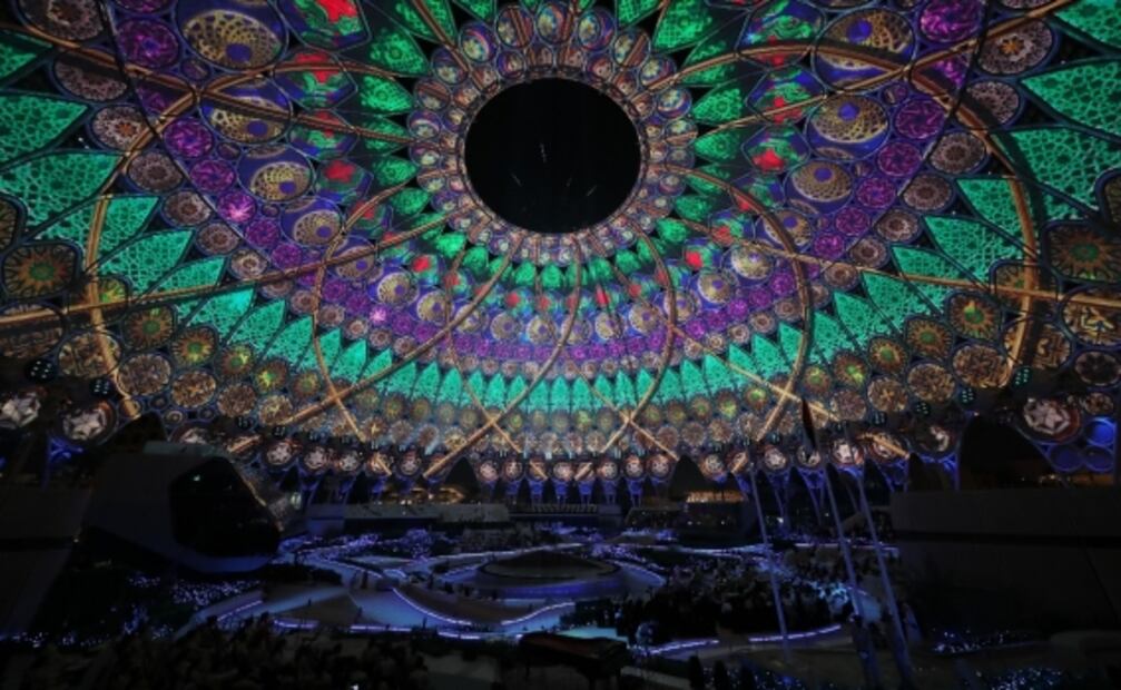 En fotos, la extravagante ceremonia de inauguración de la Expo 2020 en Dubai