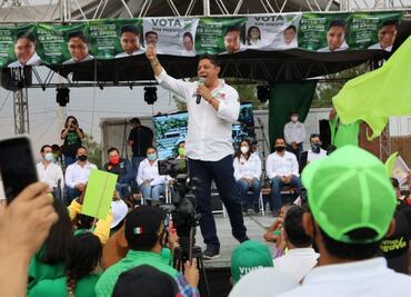 Presidente del Senado pide voto útil de Morena para Ricardo Gallardo en SLP