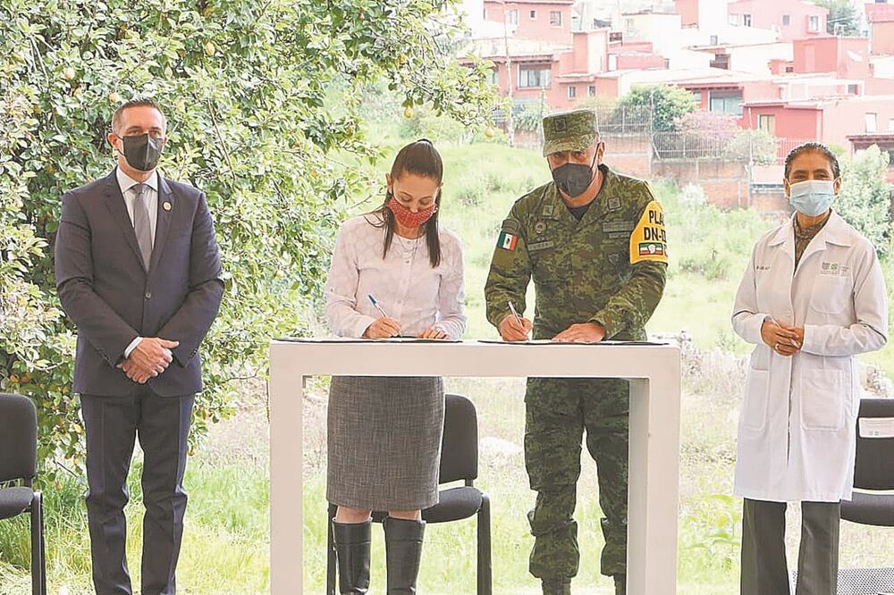 En el acuerdo entre el Gobierno capitalino y Sedena se informó que el hospital tendrá un presupuesto de 450 mdp y se concluirá en 14 meses. Foto: ESPECIAL