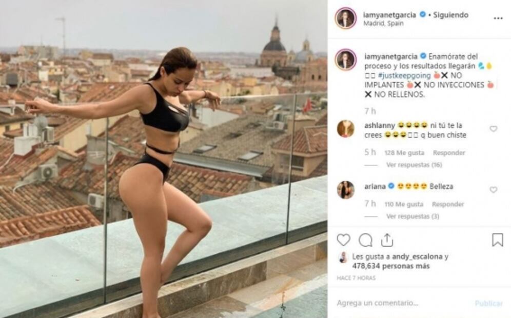 "La chica del clima" presume trasero "sin implantes, sin inyecciones y sin rellenos"