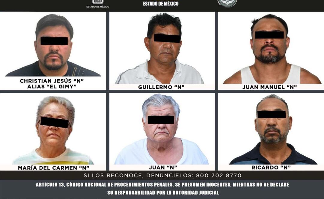 Vinculan a proceso a seis líderes de sindicatos en Edomex (01/12/2025). Foto: Especial