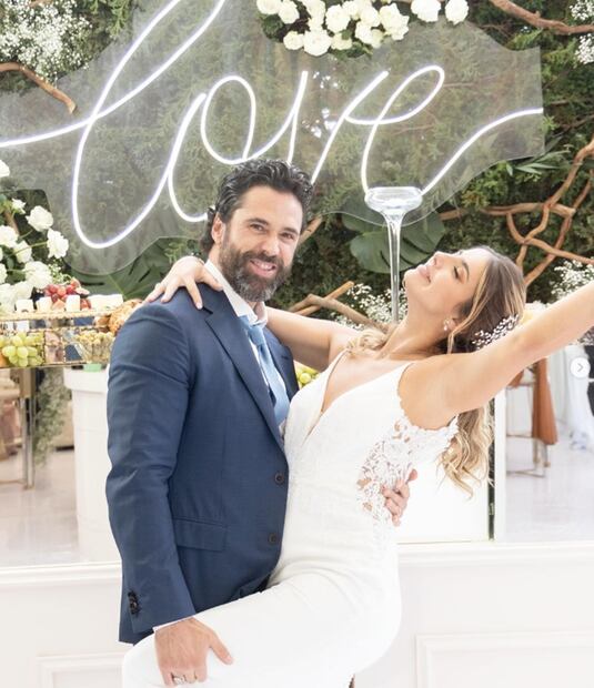 Michelle Renaud y Matías Novoa contrajeron matrimonio en diciembre del 2023.
Foto: Instagram